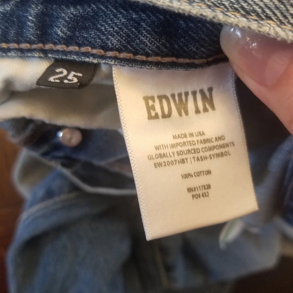 Edwin TASH IN SYMBOL  Jeans size 25 - Picture 7 of 7